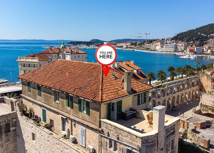 Terazza Grande In Diocletian Tower Apartment Split